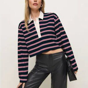 REFORMATION Rugby Top -NWOT Size medium striped